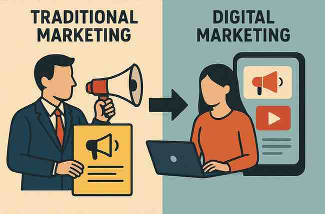 Traditional Marketing to Digital Marketing